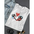 thumbnail image 3 of Cute Doodles Of Tiny Owls T-Shirt Women -Image by Shutterstock, Female XX-Large, 3 of 4