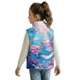 thumbnail image 3 of Pzuqiu Axolotl Kid Outerwear Vest Toddler Girl Clothes Practical Fall Outerwear Versatile Vest Zip Up Sleeveless for Girl 7-8 Comfortable Wind Proof for Teens Girls Boys Kids, 3 of 7