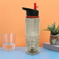 thumbnail image 1 of Botella de agua de 800 ml con pajita, botella de bebida portátil, vasos reutilizables (rojo) Sywqhk Para Estrenar, 1 of 3