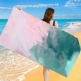 thumbnail image 1 of Prime Spring Deals 2025 Microfiber Beach Towel Super, Lightweight Special Pattern Bath Towel, Sandproof Beach Blanket, Multi-Purpose Towel for Travel Swimming Pool Camping 27.56X55.12In, 1 of 6