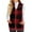 2-Wine, variant on Womens Fashion Plaid Fleece Vests Casual Fuzzy Sleeveless Zip up Jacket Winter Warm Outerwear with Pockets New Oversized Outerwear Jackets Pinky L
