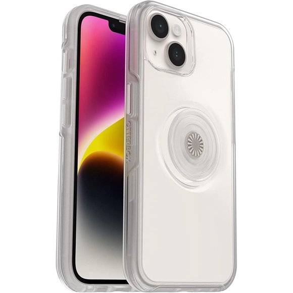 OtterBox Symmetry Series Phone Case for iPhone 14/13, Clear