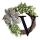 thumbnail image 1 of Xihbxyly Corona Del Alfabeto, Aro Decorativo de Ratán, Elegante Colgador para Puerta de Entrada, Decoración Única para El Hogar, Versátil Colgante para Pared y Ventana, Perfecto para Bodas, Regalos d, 1 of 4