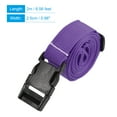 thumbnail image 2 of Uxcell 2m Adjustable with Quick Release Buckle Luggage Strap, Purple, 2 of 5