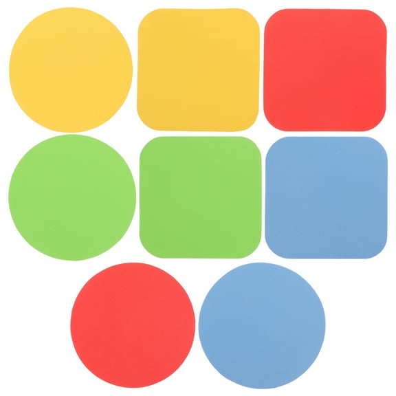 8Pcs Bottle Opener Gripper Pad Rubber Bottle Lid Gripper Pad Colorful Rubber Bottle Grip Opener