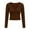 Coffee*, variant on RUTAYY Women's T Shirt Long Sleeve Solid Color Loose Fit Casual Comfortable Tops V Neck Daily Wear Classic Chic Tshirts