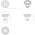 thumbnail image 3 of Jeffrey Alexander 317 Lafayette 1-3/8" Round Ring French Elegant Mushroom Cabinet Knob /, 3 of 3