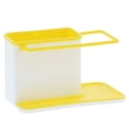 thumbnail image 2 of Estante de drenaje Soporte para paños de cocina Organizador de almacenamiento de baño Contenedor de jabón de escritorio Suministros de ducha de baño para baño Ducha Cocina InodoroAmarillo, 2 of 14