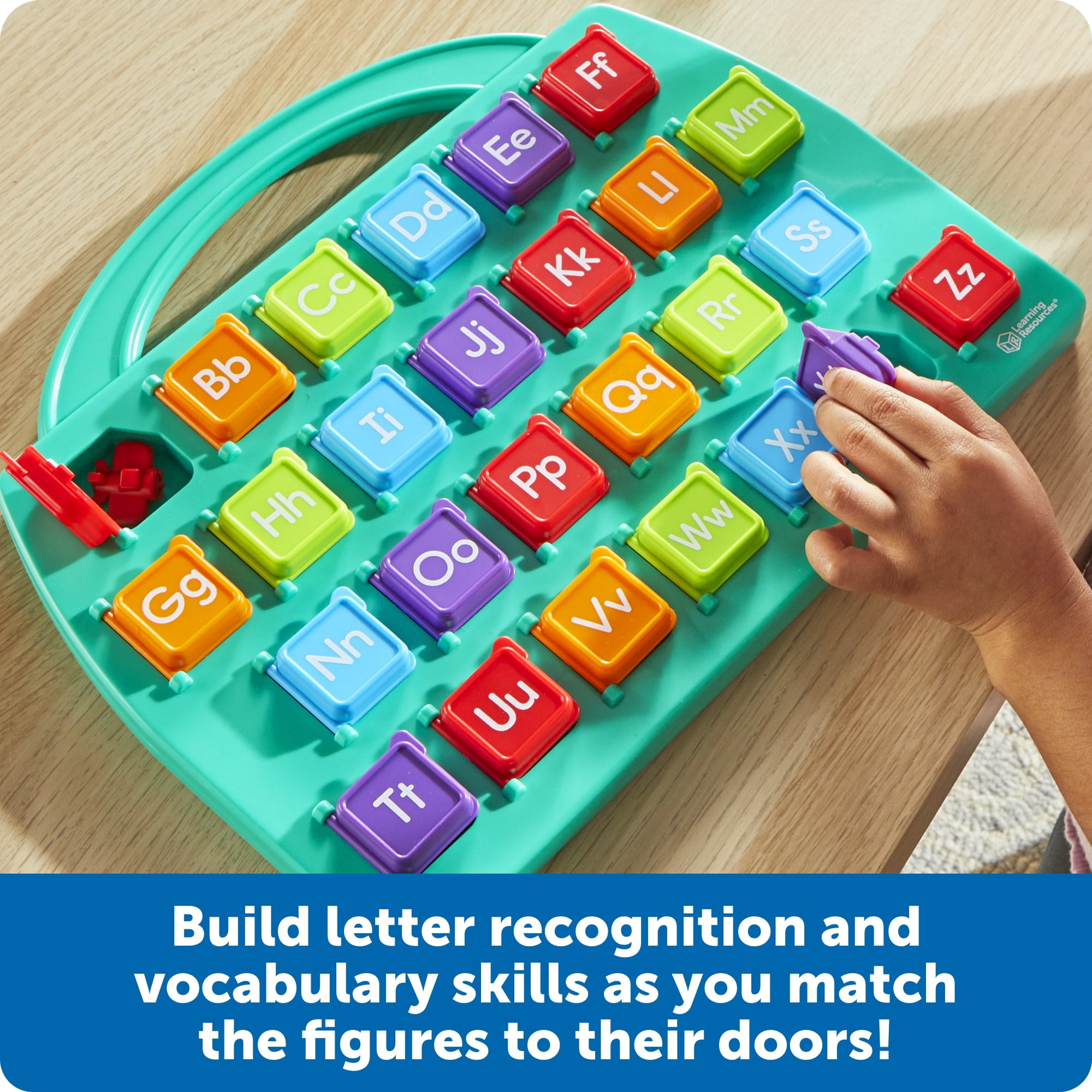 Learning Resources Lift-A-Letter Alphabet Board - ABC Toys, Vocabulary Practice, Ages 3+