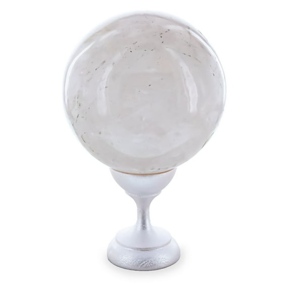 White Quartz Polished Stone Sphere