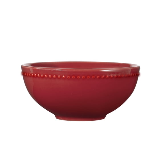 Mainstays 6.1in Brynn Red Stoneware Cereal Bowl