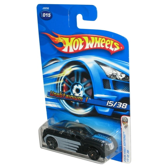 Hot Wheels 2006 First Editions 15/38 Black Unobtainium Toy Car #015