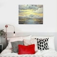 thumbnail image 4 of ARISTURING Office Abstract Framed Wall Art: Large Modern Gold River Textured Painting Bright Landscape Canvas Artwork Contemporary Glitter Gold Foil Picture Ready to Hang  20x16 inch, 4 of 4