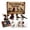 A, variant on 3D Beaded Wildlife DIY Kit, Hawaii Texas Themed 4-Piece Animal Set, Tropical Desert Beaded Figurine Craft Kit with All Supplies, Beginner Friendly Adult Craft Set