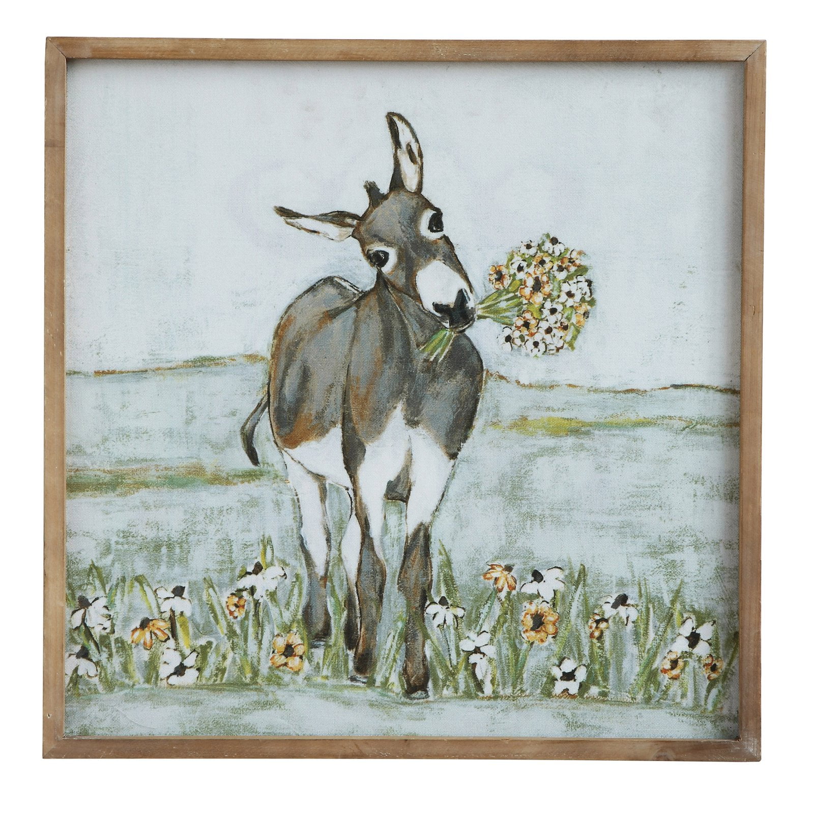 3R Studios Framed Donkey Wall Art