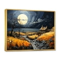thumbnail image 2 of Designart "Countryside Moody Skies Collage I" Landscapes Floater Framed Wall Decor, 2 of 7