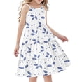 thumbnail image 2 of LOVZFMLL Robe d'Été Sans Manches à Bretelles Boho pour Fillettes, 4-14 Ans, 2 of 7