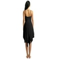 thumbnail image 2 of iEFiEL Women's Lyrical Chiffon Ballet Dance Dress Asymmetric High-Low Skirt, 2 of 7