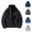 Black, variant on FAHUOMU Men's Long Sleeve Sweater Fleece Jacket, Sherpa Lined Full Zip Windproof Outerwear with Zip Pocket