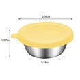 thumbnail image 5 of GROWTH TANK Reusable Condiment Cup with Lids Stainless Steel for Kids Lunch Box Picnic Yellow, 5 of 5