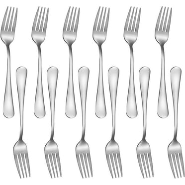 Cibeat Dinner Forks, 12 Pcs 6.7" Forks, Premium Food Grade Stainless Steel Silverware Forks, Table Forks, Flatware Forks, Mirror Finish & Dishwasher Safe, Use for Home, Kitchen or Restaurant