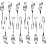 Cibeat Dinner Forks, 12 Pcs 6.7" Forks, Premium Food Grade Stainless Steel Silverware Forks, Table Forks, Flatware Forks, Mirror Finish & Dishwasher Safe, Use for Home, Kitchen or Restaurant
