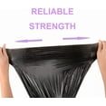 thumbnail image 4 of Trash Bags 13 Gallon Tall Kitchen Garbage Bags, Biodegradable Black Recycle Bags, Heavy Duty, 75 Count, Odor Control, Leak Proof, Eco Friendly Waste Bags, 4 of 9