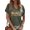 26xv Green, variant on Beopjesk Womens Short Sleeve V Neck Halloween Shirts Thanksgiving Fall Graphic Tees
