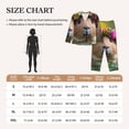 thumbnail image 4 of Sikiie Flower Crown Guinea Pig Women's Long-Sleeve Shirt and Full-Length Bottom Pajama Set (s-xxl)-Small, 4 of 7