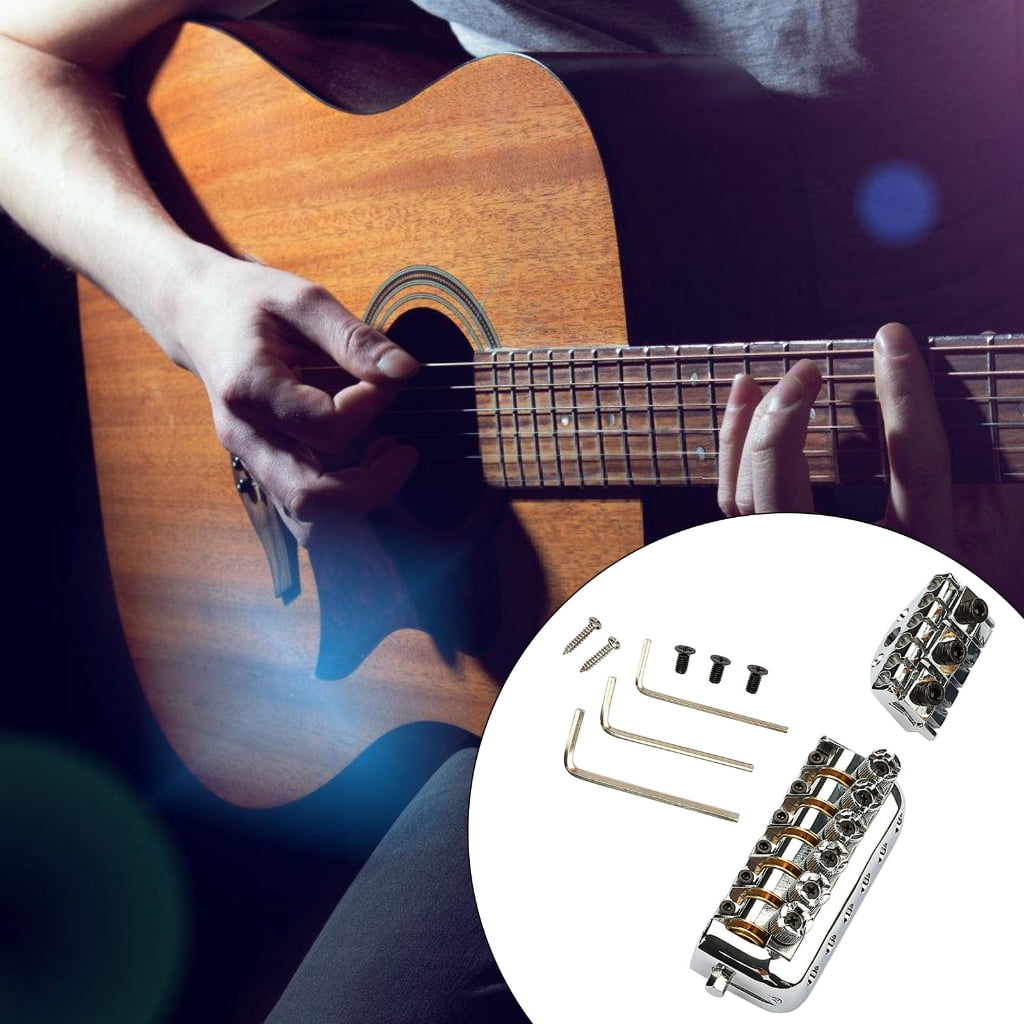 Multifuntional 6 String Electric Bass Bridge Bass Guitar Part for Instrument