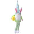 thumbnail image 2 of Huevo Rodolfo Huevo de Pascua Rudolf Bunny Rabbit Gnome Ornamento para decoración de fiesta en casa (verde) Ndcxsfigh Libre de BPA, 2 of 6