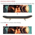thumbnail image 2 of Dog Skateboard Grip Tape Pack of Two - Emery Surface, PVC Backing, 8.8x32.6in/22.4x83 cm • Skateboard Stickers Set for Deck Upgrade and Customization, 2 of 5