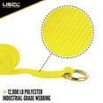 thumbnail image 2 of US Cargo Control Lasso Strap, 2 Inch Wide x 10 Foot Lasso Strap With O-Ring, Great For Car Hauling Applications, Universal Wheel Tie Down, 2 of 7