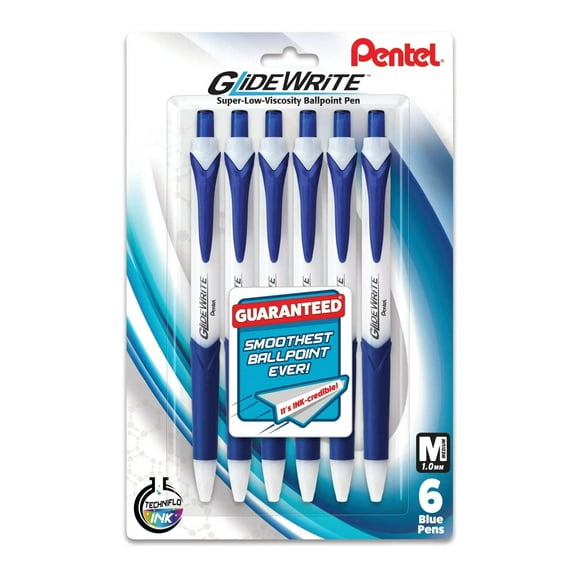 GlideWrite 2-in-1 Ballpoint Pen 6-pk