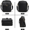 thumbnail image 6 of ROVTIULI Small Crossbody Bags for Women Vegan Leather Messenger Purses, Vintage Wallet Anti Theft Shoulder Handbags with Card Slots, 6 of 7
