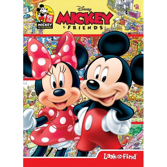 Disney Mickey and Friends: Look and Find, (Hardcover)