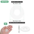 thumbnail image 3 of Uxcell 120-Pack M3 Nylon Flat Washers 3mm ID 8mm OD 1mm Thick Plain Washer Fastener Sealing Spacer Gasket Ring White, 3 of 6