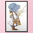 thumbnail image 3 of Kits de bordado completo Cute Little Girl 11CT Estampado Costura Decoraciones para el hogar Hugtrwg Para estrenar, 3 of 9