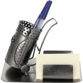 thumbnail image 2 of Pen and Post It Holder Metal Sculpture Featuring a Golf Bag in Silver, 2 of 2