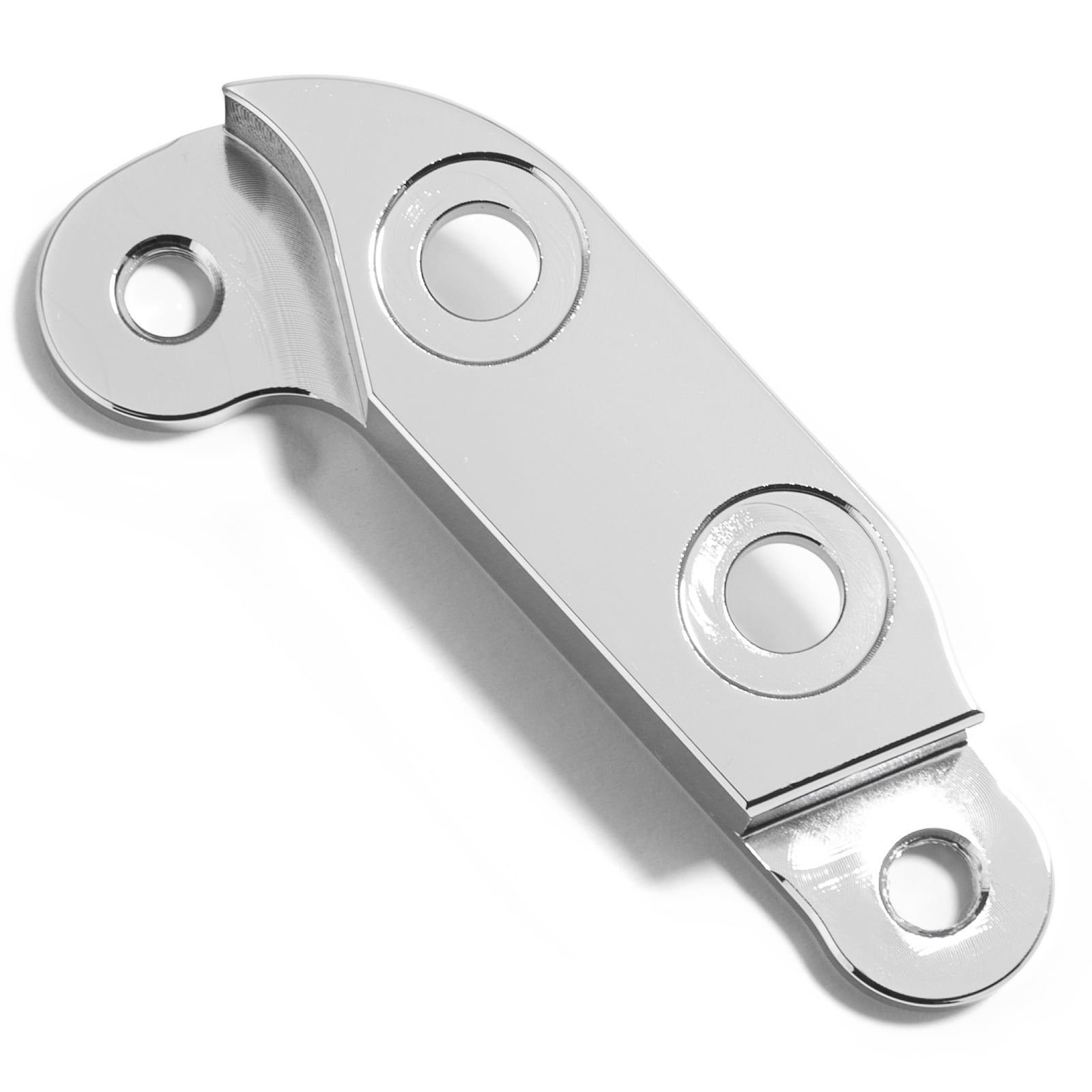 Chrome Brake Caliper Adapter Bracket for Harley Standard 8699 Custom