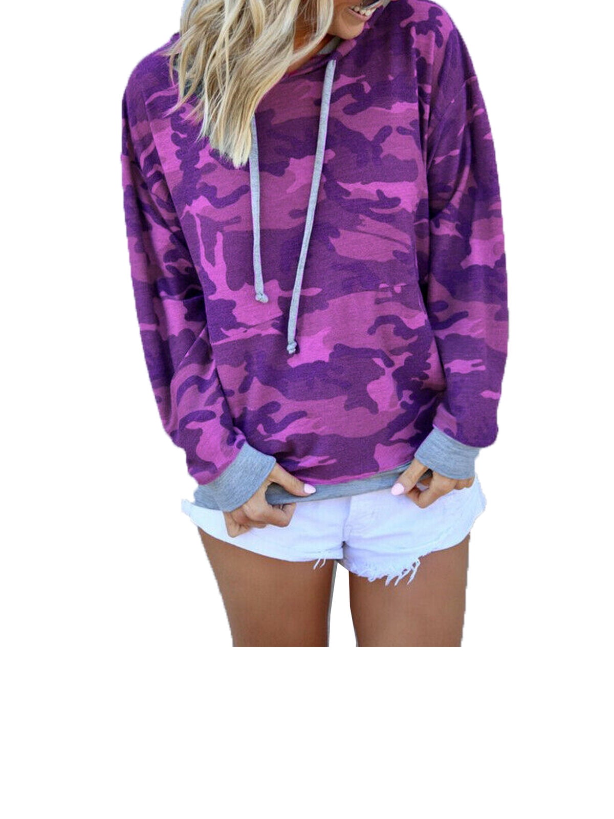 ladies purple sweatshirt