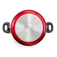 thumbnail image 2 of Gibson Oster Merrion 6 Quart Nonstick Aluminum Dutch Oven with Glass Lid in Red, 2 of 7