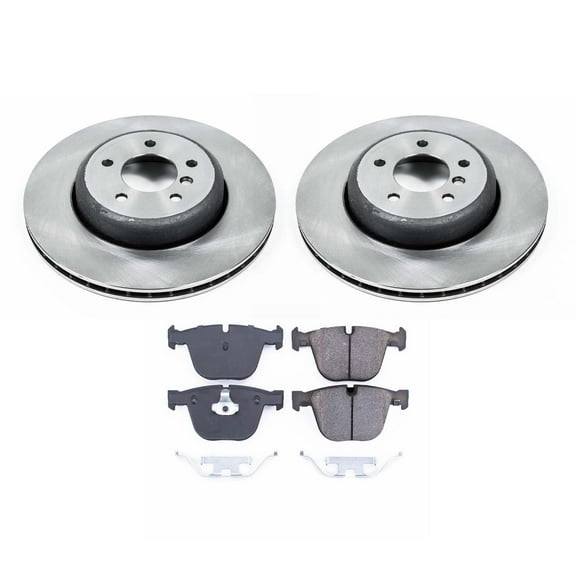 Ultimate Brakes Rear Ceramic Brake Pad and Rotor Kit with Hardware WM80885
