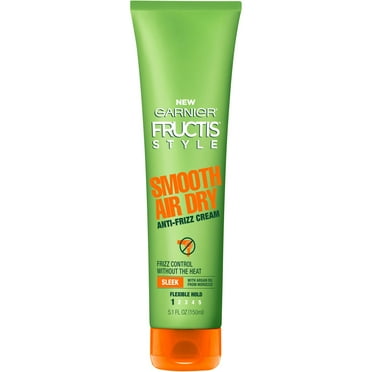 Garnier Fructis Style Smooth Air Dry Anti-Frizz Cream, 5.1 fl oz