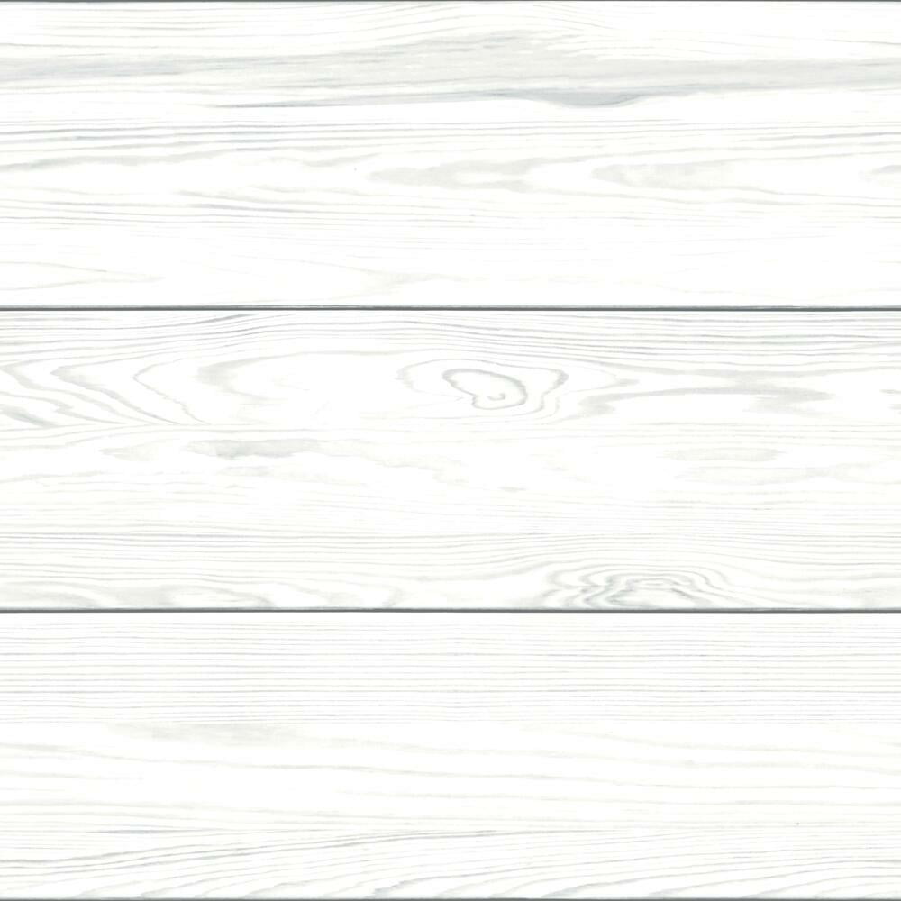 RoomMates White Shiplap Peel and Stick Wallpaper