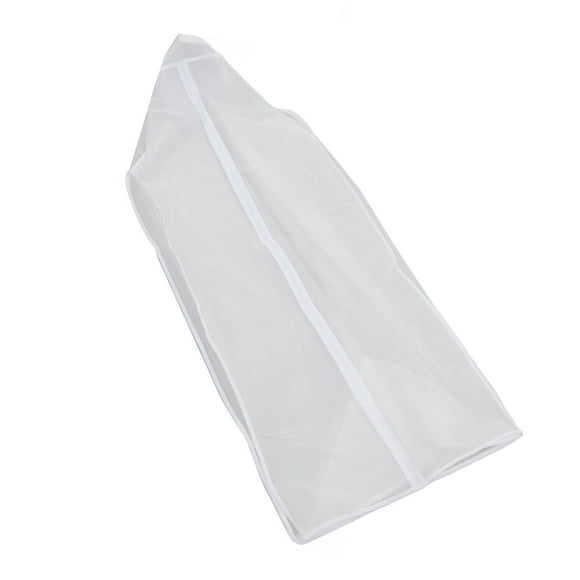 Clothes Dust Cover, Waterproof Large Capacity PEVA Hanging Clothing Storage Bags Transluscent with Zipper for Basement