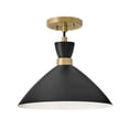 thumbnail image 5 of 83257BK-HB Lark Simon - 1 Light Pendant In Mid-Century Modern Style-10 Inches Tall and 13 Inches Wide-Black/Heritage Brass Finish, 5 of 20