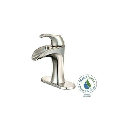 Pfister Brea 4 in. Centerset Single-Handle Bathroom Faucet in Brushed Nickel