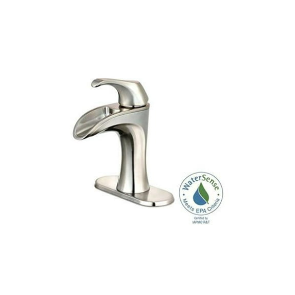 Pfister Brea 4 in. Centerset Single-Handle Bathroom Faucet in Brushed Nickel