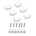 thumbnail image 2 of 6 PCS Vintage String Tuning Pegs Replacement Machine Heads with White Plastic Buttons for Electric Guitar, 2 of 8